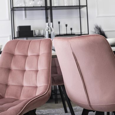 Стул бархатный MEBEL ELITE RICK Velvet Розовый фотография