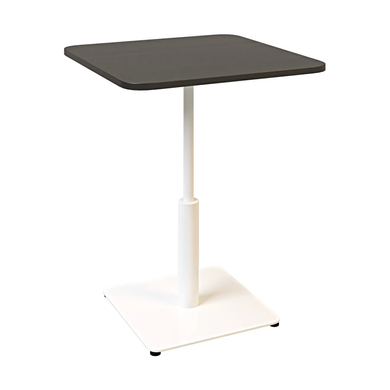 Стол Ibiza Soft light Lovko 70x70 Белый металл/черный фотография