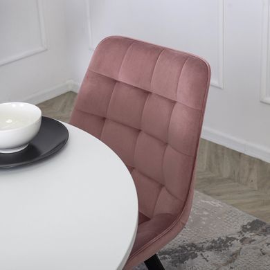 Стул бархатный MEBEL ELITE RICK Velvet Розовый фотография