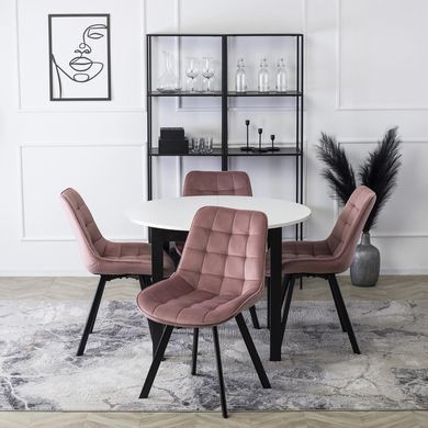 Стул бархатный MEBEL ELITE RICK Velvet Розовый фотография