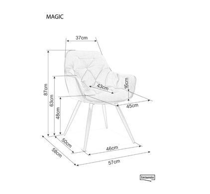 Кресло MAGIC (CHERRY) Velvet Signal Античная Роза фотография