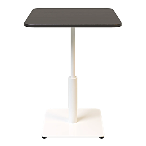 Стол Ibiza Soft light Lovko 70x70 Белый металл/черный фотография