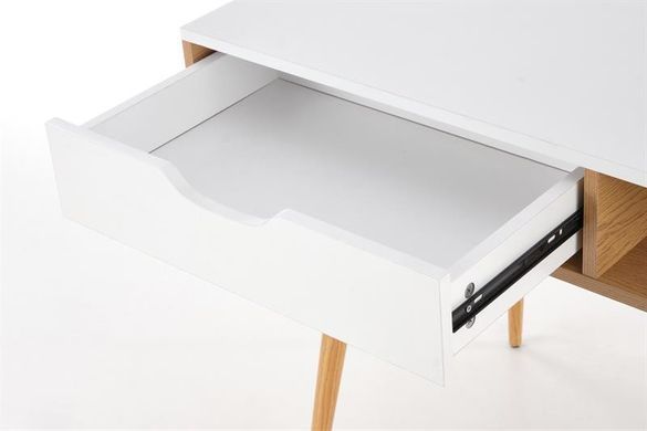 Стол письменный B-45 Halmar 120x60 Дуб золотой / Белый фотография