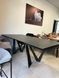 Стол раскладной FJORD BLACK MARBLE КЕРАМИКА 200-300 см Concepto Черный