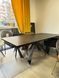 Стол раскладной FJORD BLACK MARBLE КЕРАМИКА 200-300 см Concepto Черный