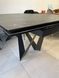 Стол раскладной FJORD BLACK MARBLE КЕРАМИКА 200-300 см Concepto Черный