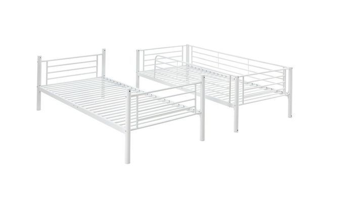 Кровать BUNKY Двухэтажная Halmar 90х200 Белый фотография