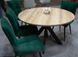 Стіл розкладний TML-660 VETRO 120x120 Дуб Сонома