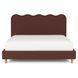 Кровать двуспальная MEBEL ELITE IZMIR 160x200 см Рыжий