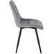 Стул бархатный MEBEL ELITE RIO Velvet, Серый
