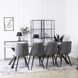 Стул бархатный MEBEL ELITE RIO Velvet, Серый