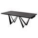 Стіл розкладний FJORD BLACK MARBLE КЕРАМІКА 200-300 см Concepto Чорний фотографія