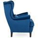 Крісло м'яке оксамитове MEBEL ELITE KLARIS 2 Velvet Синій