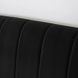 Кровать двуспальная бархатная MEBEL ELITE MARCELO Velvet 160x200 см Черный