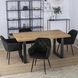 Стул бархатный MEBEL ELITE VIKI Velvet черный