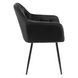 Стул бархатный MEBEL ELITE VIKI Velvet черный