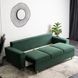 Диван 3-х місний оксамитовий MEBEL ELITE EMIL Velvet 230 см Зелений