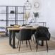 Стул бархатный MEBEL ELITE VIKI Velvet черный