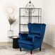 Крісло м'яке оксамитове MEBEL ELITE KLARIS 2 Velvet Синій