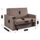 Набір з 2х розкладних крісел MEBEL ELITE MILAN 2, 135 см MEBEL ELITE Бежевий / тканина