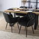 Стул бархатный MEBEL ELITE VIKI Velvet черный
