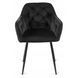 Стул бархатный MEBEL ELITE VIKI Velvet черный