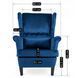 Крісло м'яке оксамитове MEBEL ELITE KLARIS 2 Velvet Синій