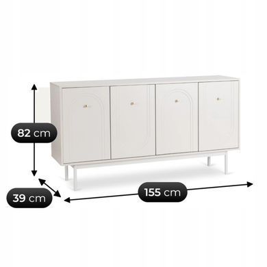Комод MEBEL ELITE MARLEN 155 Кашемир фотография