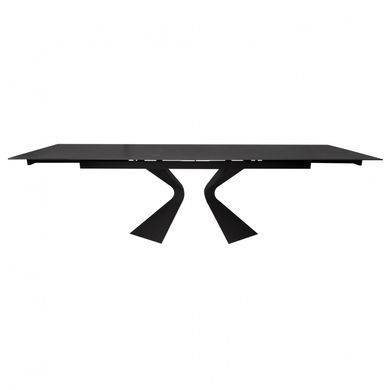 Стіл розкладний DUNA BLACK MARBLE Concepto 180(260)x90 Кераміка Чорний Мат фотографія