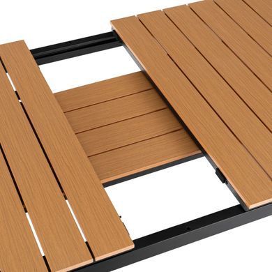 Стіл Розкладний обідній ARGOS MEBEL ELITE 160(260)х90 Дуб/чорний фотографія