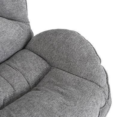 Крісло обертове MEBEL ELITE ROSA Сірий фотографія