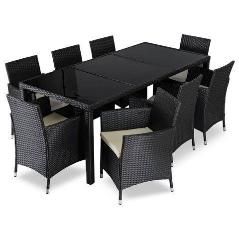 Комплект садовой мебели MEBEL ELITE POMONA Черный