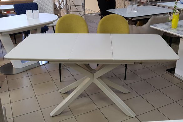 Стол Обеденный DAOSUN DT 888B 120-80 Шампань Сатин фотография