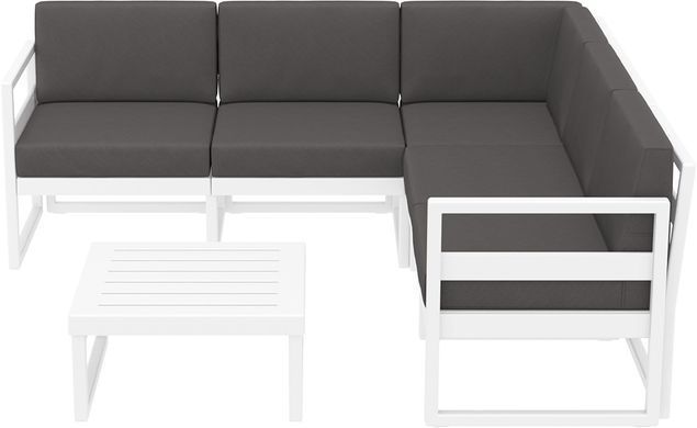Комплект меблів для тераси Siesta Onto Mykonos Lounge Corner Set White Білий