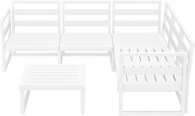 Комплект меблів для тераси Siesta Onto Mykonos Lounge Corner Set White Білий