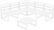Комплект меблів для тераси Siesta Onto Mykonos Lounge Corner Set White Білий