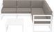 Комплект меблів для тераси Siesta Onto Mykonos Lounge Corner Set White Білий