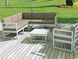 Комплект меблів для тераси Siesta Onto Mykonos Lounge Corner Set White Білий