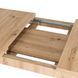 Стол раскладной MEBEL ELITE SKUBI 120(160)х75 см Дуб артизан