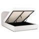 Кровать двуспальная MEBEL ELITE HAGA 160x200 см Серый Букле