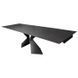 Стіл розкладний DUNA BLACK MARBLE Concepto 180(260)x90 Кераміка Чорний Мат