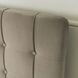 Кровать двуспальная бархатная MEBEL ELITE LINO Velvet, 160x200 см, Бежевый