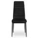 Стул бархатный MEBEL ELITE NARIS Velvet Черный