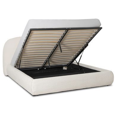 Ліжко двоспальне MEBEL ELITE ROSSO 160x200 см Кремовий фотографія