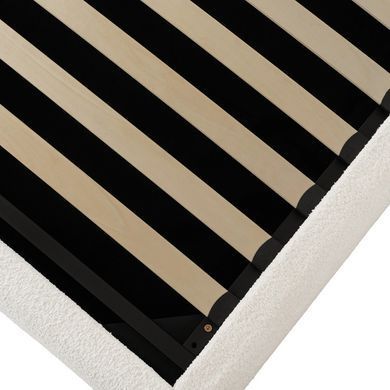 Ліжко двоспальне MEBEL ELITE ROSSO 160x200 см Кремовий фотографія