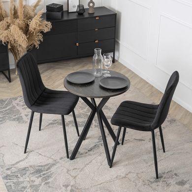 Стол MEBEL ELITE LAUREN 60X60 Черный фотография