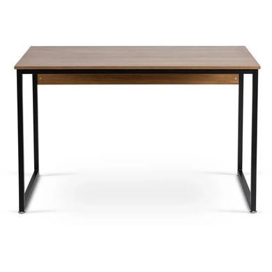 Письменный стол MEBEL ELITE ROSS 120 см Орех / черный фотография