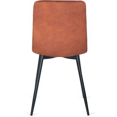 Стул бархатный MEBEL ELITE PERU Velvet, Рыжий фотография