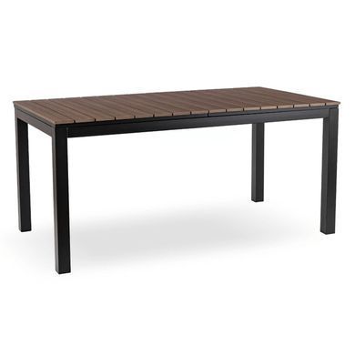 Стіл Розкладний обідній ARGOS MEBEL ELITE 160(260)х90 Горіх/чорний фотографія