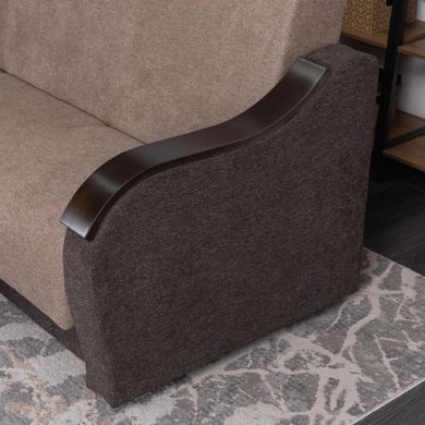Диван MEBEL ELITE BLOOM 210 см Коричневый фотография